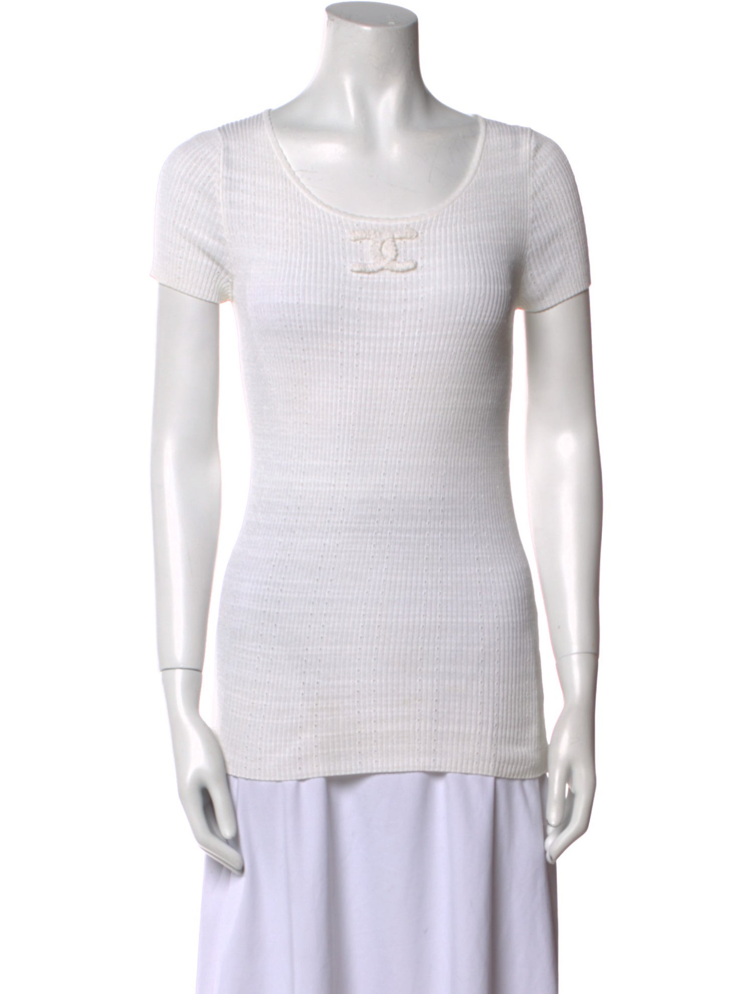 Chanel 2009 Scoop Neck T-Shirt