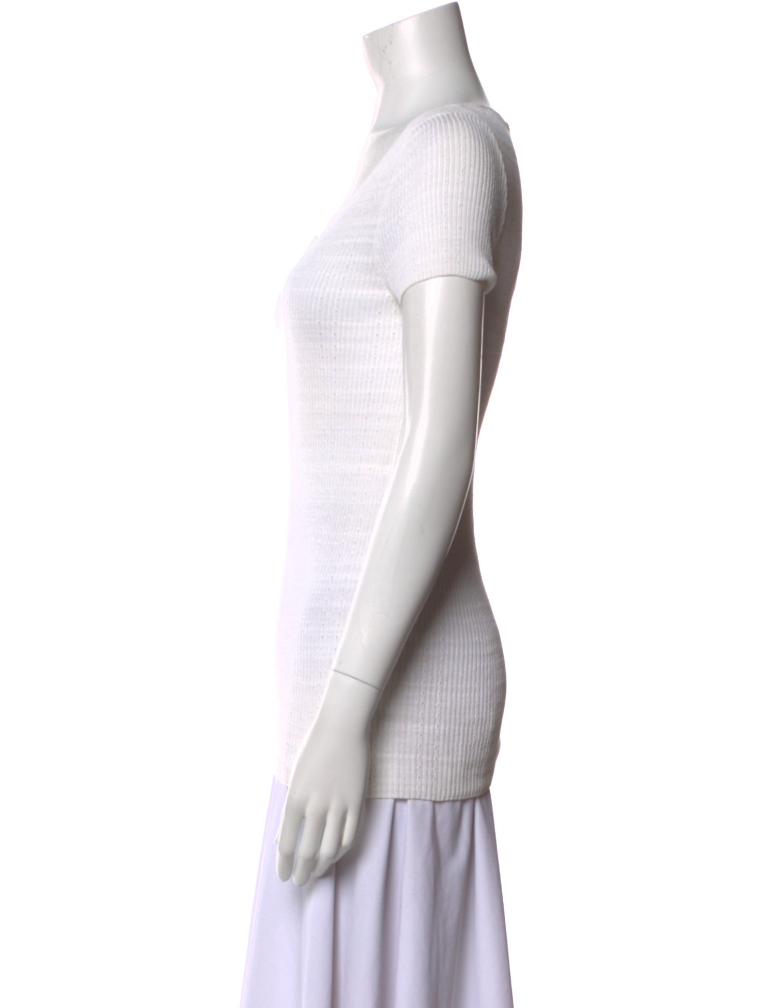 Chanel 2009 Scoop Neck T-Shirt