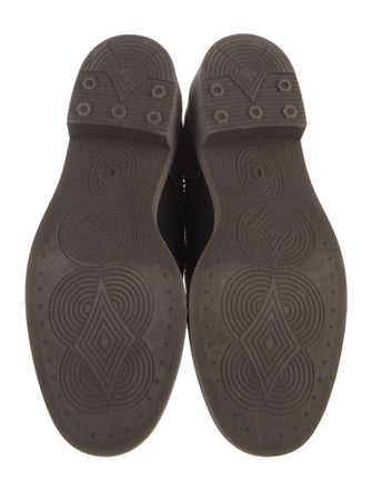 Chanel 2016 Interlocking CC Logo Lace-Up Boots