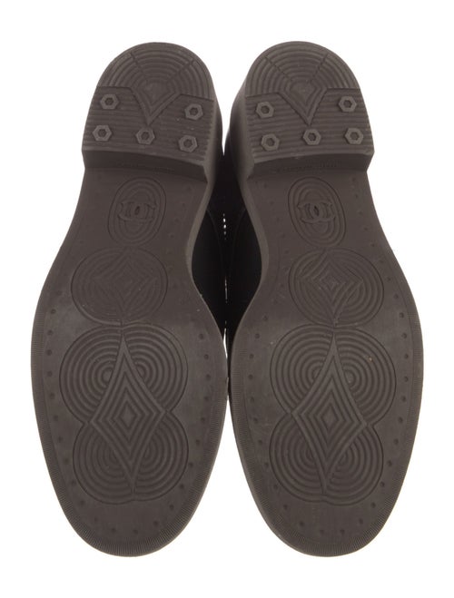 Chanel 2016 Interlocking CC Logo Lace-Up Boots