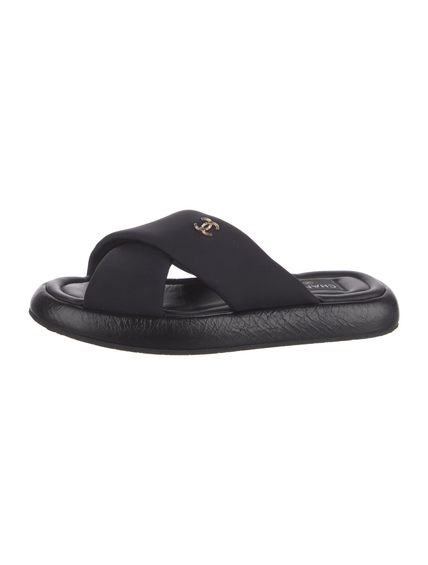 Chanel Interlocking CC Logo Slides