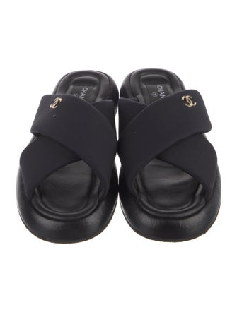Chanel Interlocking CC Logo Slides