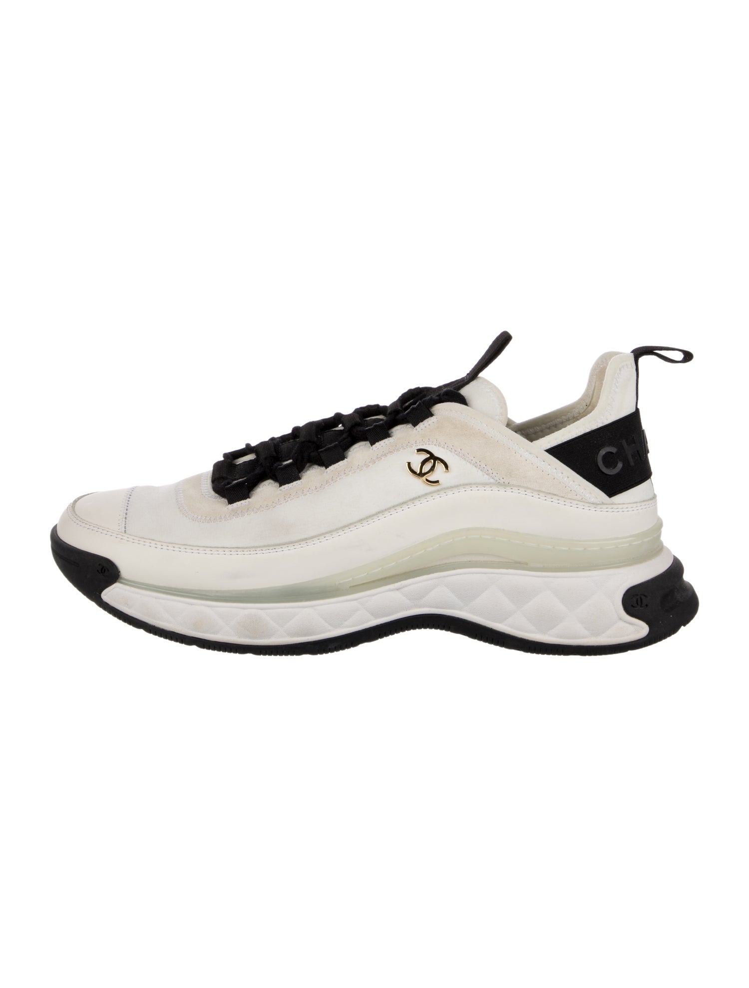 Chanel Interlocking CC Logo Sneakers