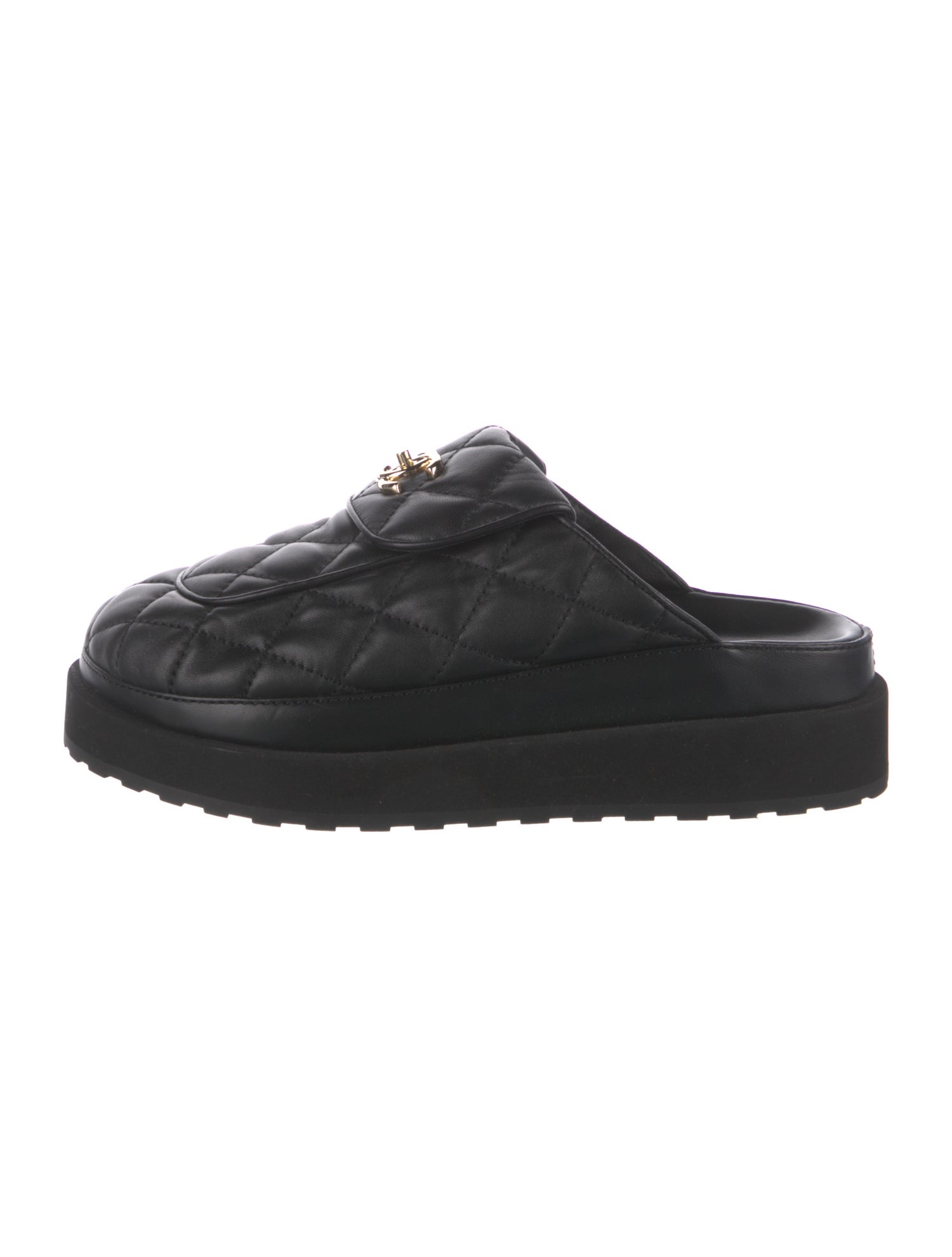 Chanel 2024 Interlocking CC Logo Mules