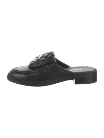 Chanel 2025 Interlocking CC Logo Mules