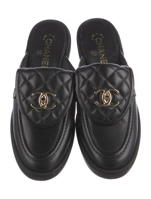 Chanel 2025 Interlocking CC Logo Mules