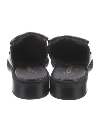 Chanel 2025 Interlocking CC Logo Mules