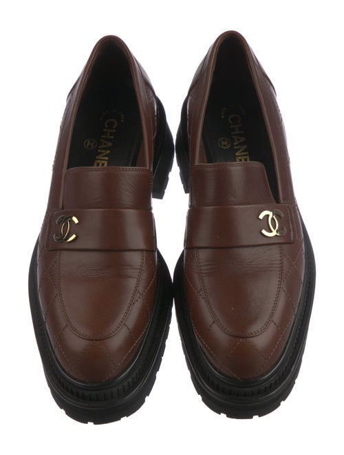 Chanel 2023 Interlocking CC Logo Loafers