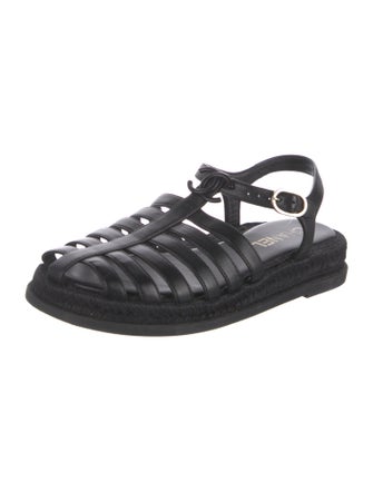 Chanel 2024 Interlocking CC Logo Gladiator Sandals