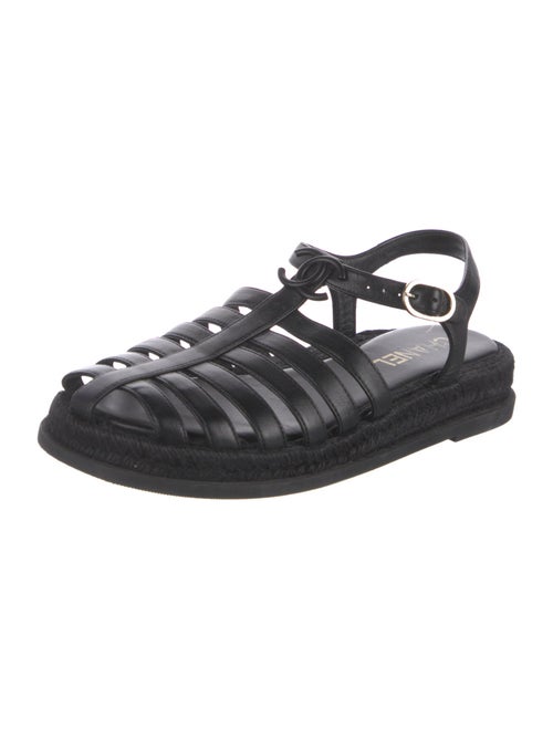 Chanel 2024 Interlocking CC Logo Gladiator Sandals