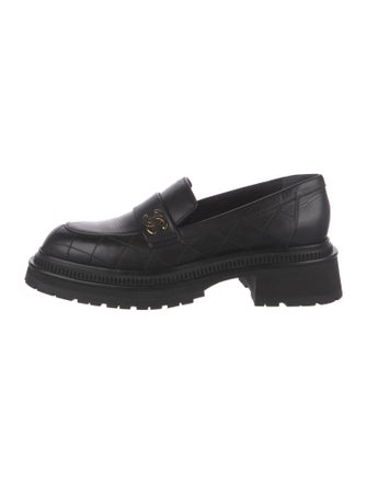Chanel 2023 Interlocking CC Logo Loafers
