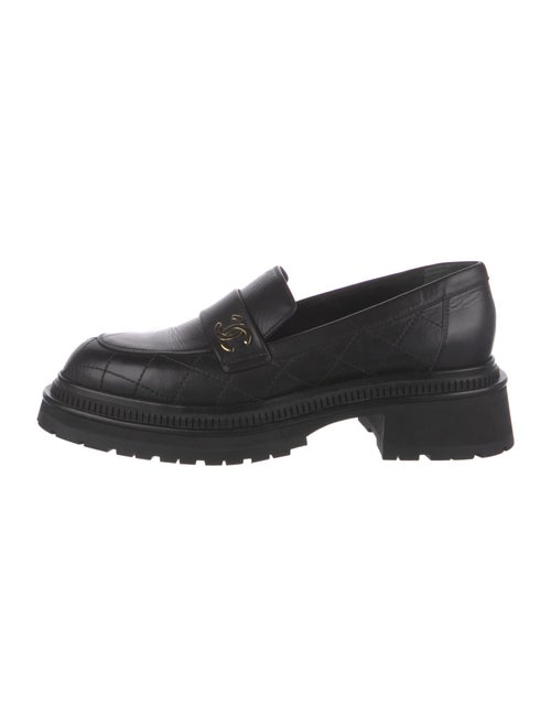 Chanel 2023 Interlocking CC Logo Loafers