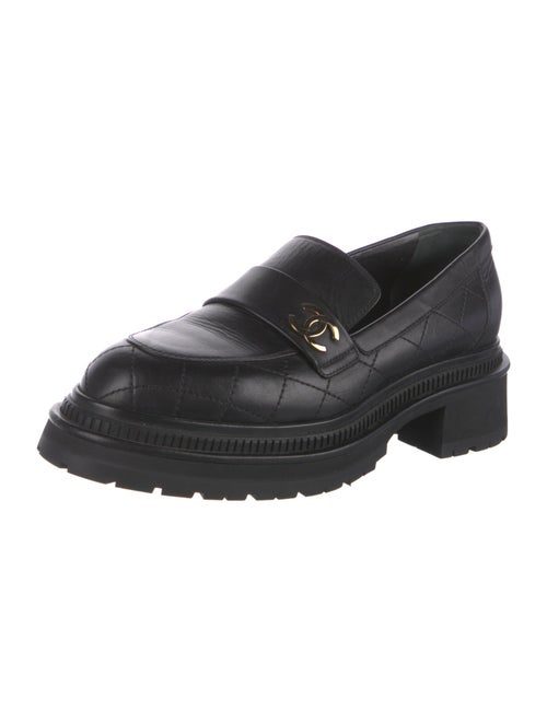 Chanel 2023 Interlocking CC Logo Loafers