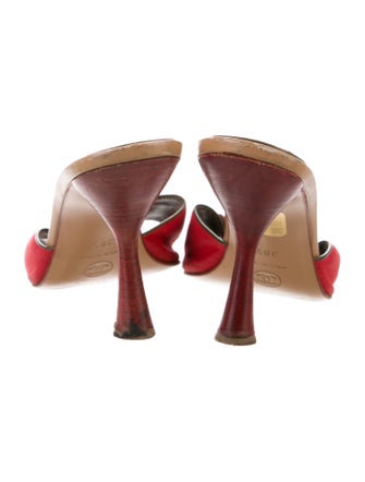 Chanel 2001 Camellia Accent Slides