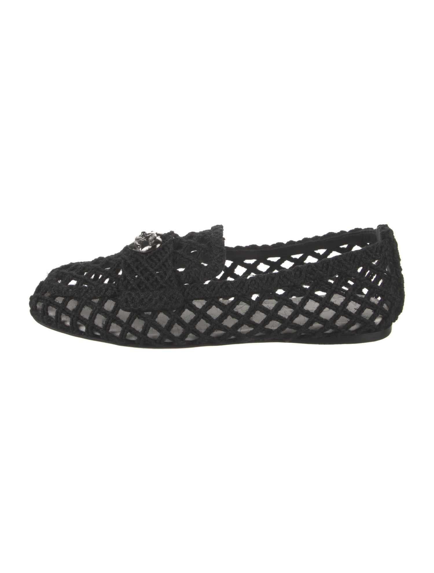 Chanel 2023 Interlocking CC Logo Ballet Flats