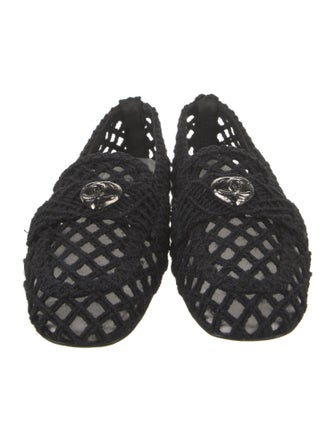 Chanel 2023 Interlocking CC Logo Ballet Flats