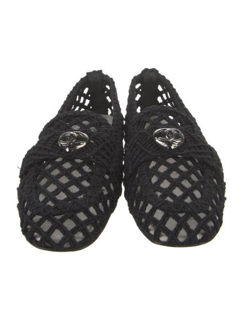 Chanel 2023 Interlocking CC Logo Ballet Flats
