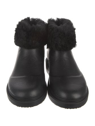 Chanel 2025 Interlocking CC Logo Rain Boots
