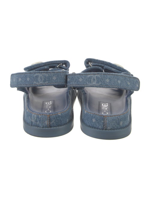 Chanel 2023 Interlocking CC Logo Sandals
