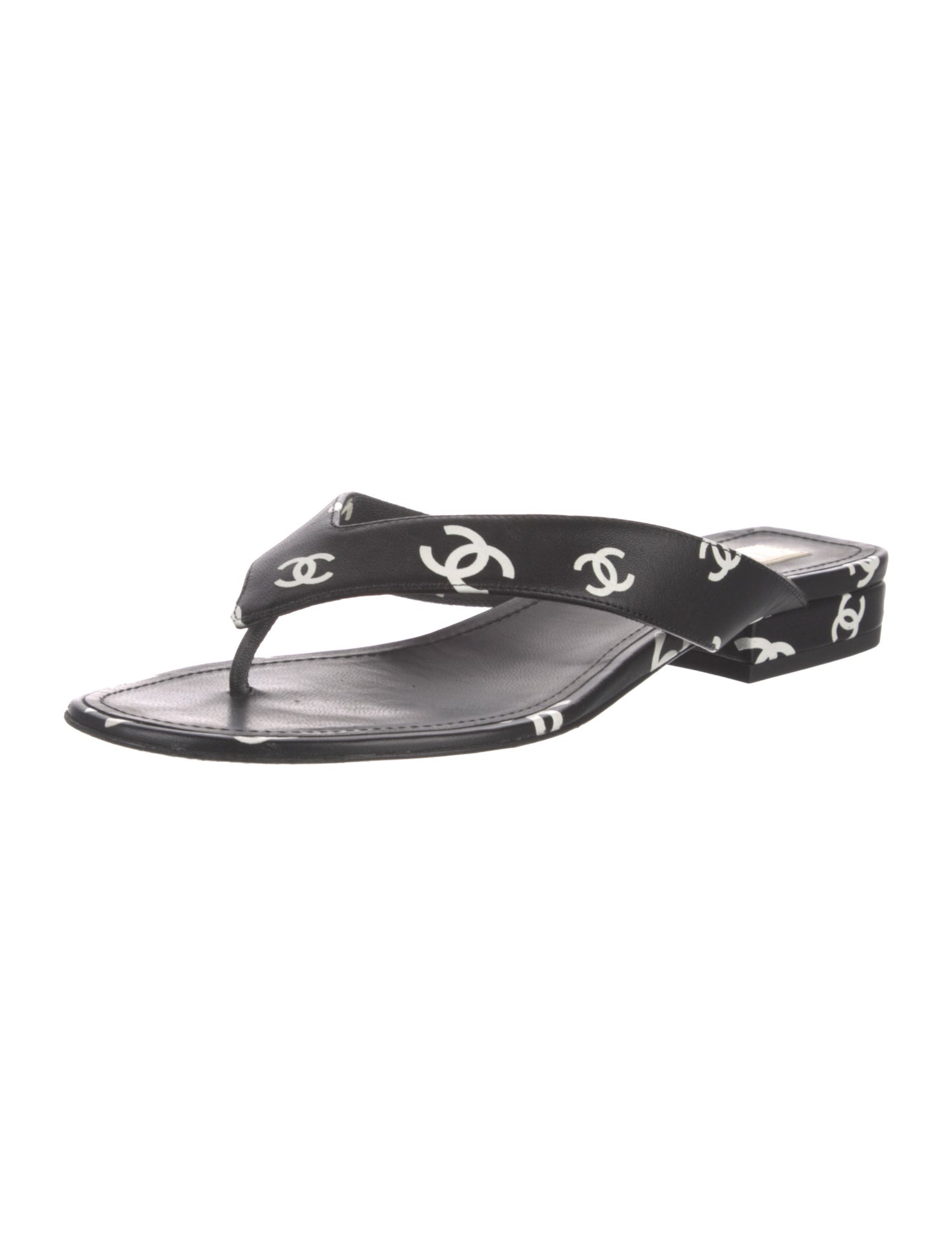 Chanel 2022 Interlocking CC Logo Slides