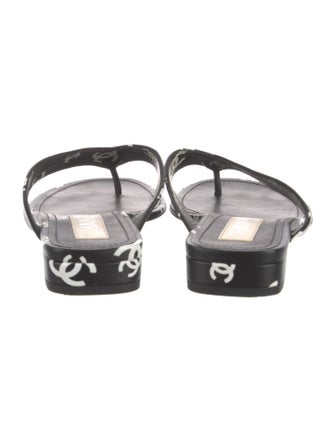 Chanel 2022 Interlocking CC Logo Slides