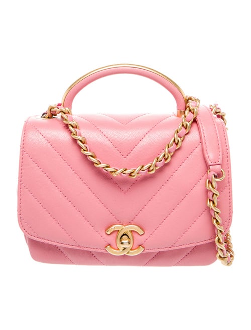Chanel Chevron Round Bag