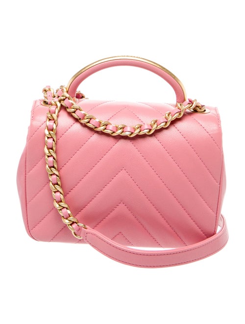Chanel Chevron Round Bag