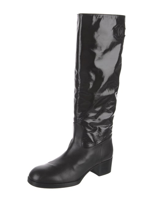 Chanel 2021 Interlocking CC Logo Riding Boots