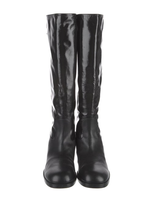 Chanel 2021 Interlocking CC Logo Riding Boots