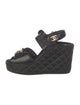 Chanel 2021 Interlocking CC Logo Slingback Sandals