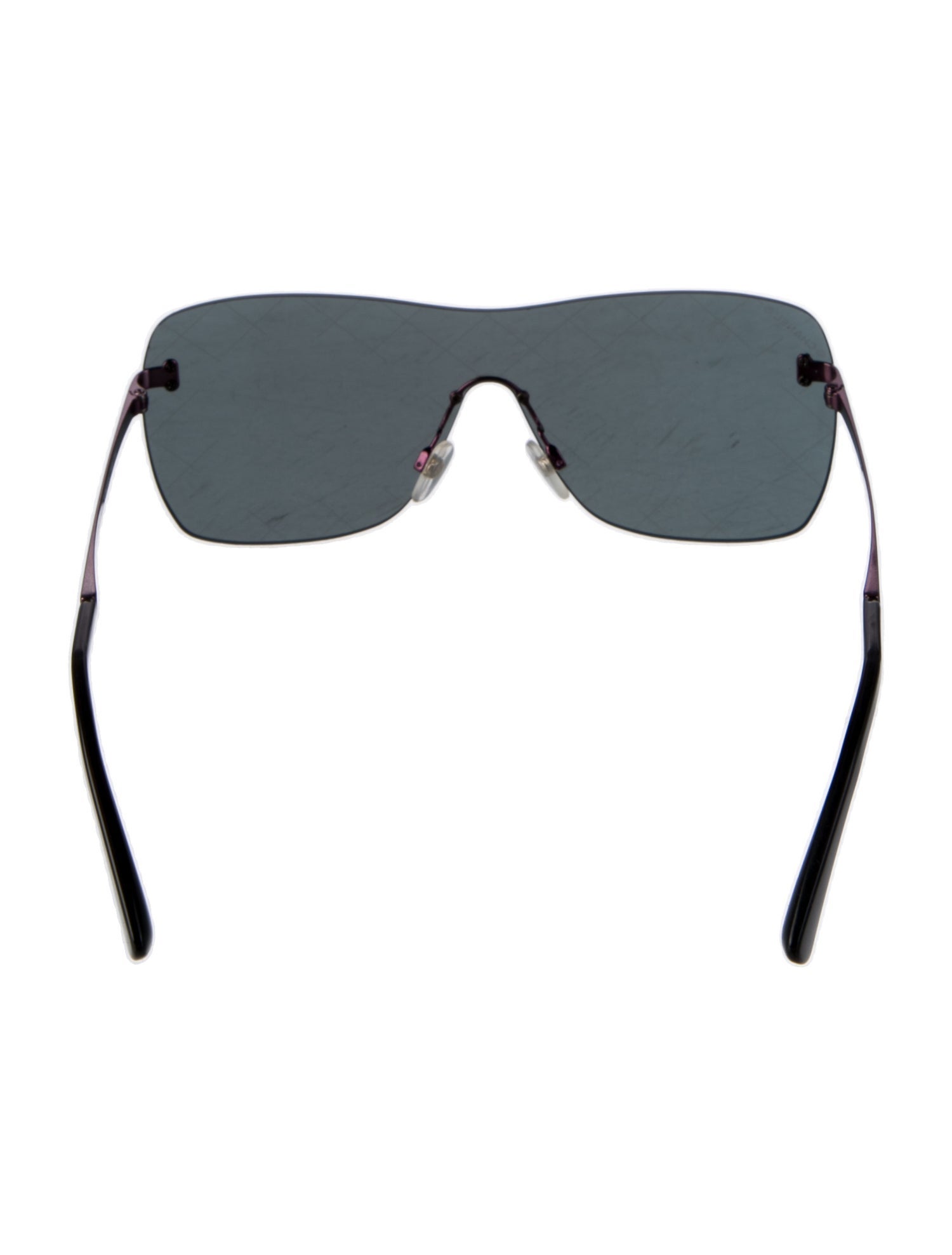 Chanel Interlocking CC Logo Shield Sunglasses
