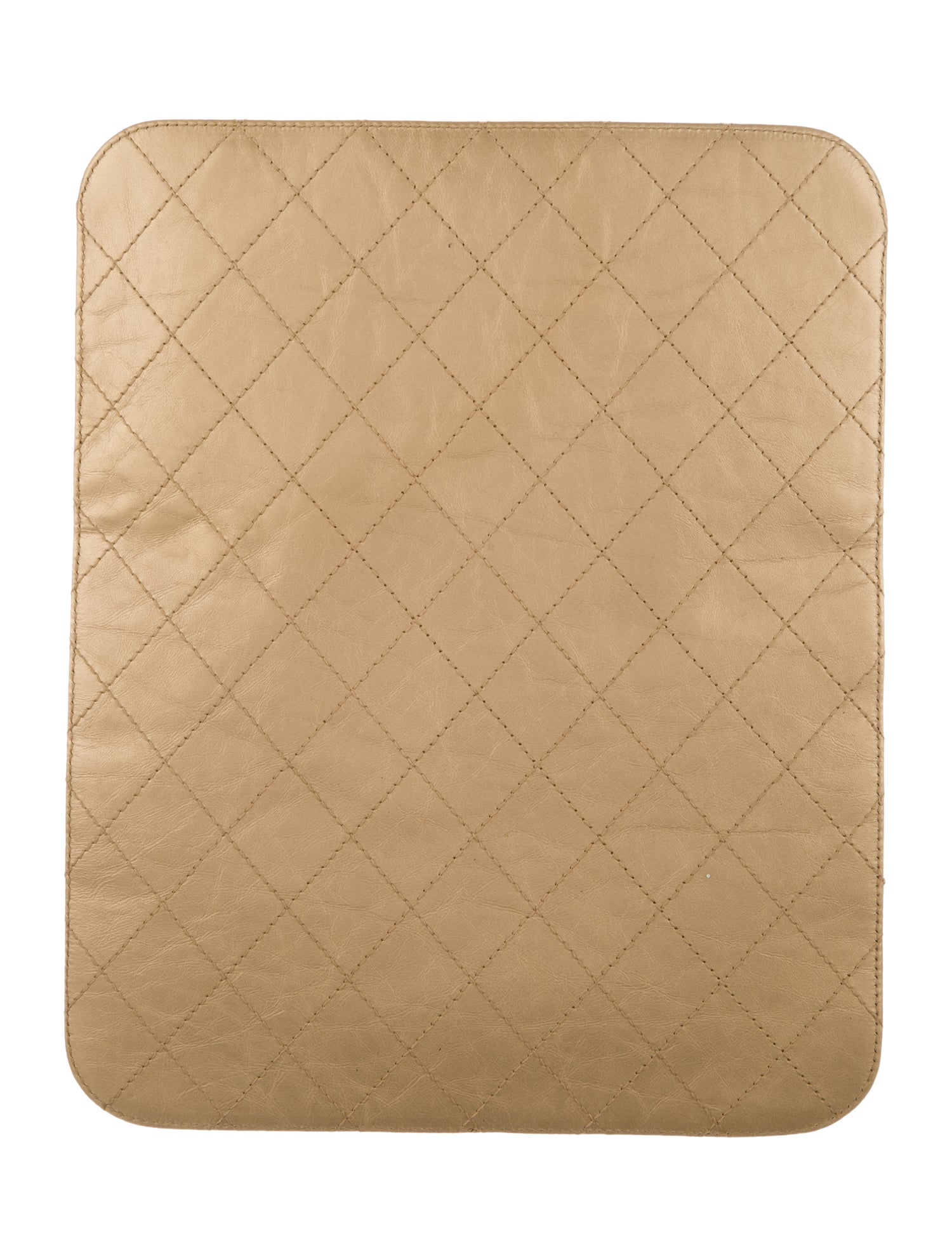 Chanel Quilted CC iPad Case