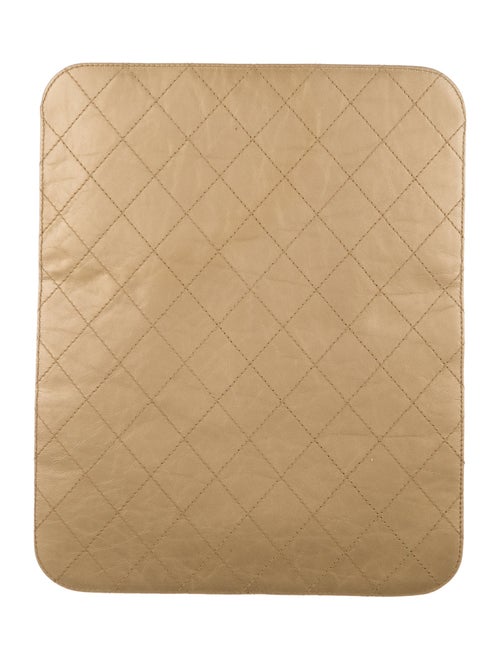 Chanel Quilted CC iPad Case