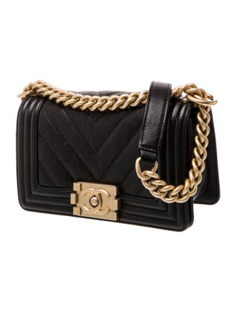 Chanel Small Chevron Boy Bag