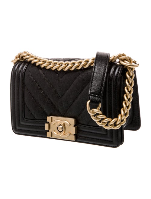Chanel Small Chevron Boy Bag