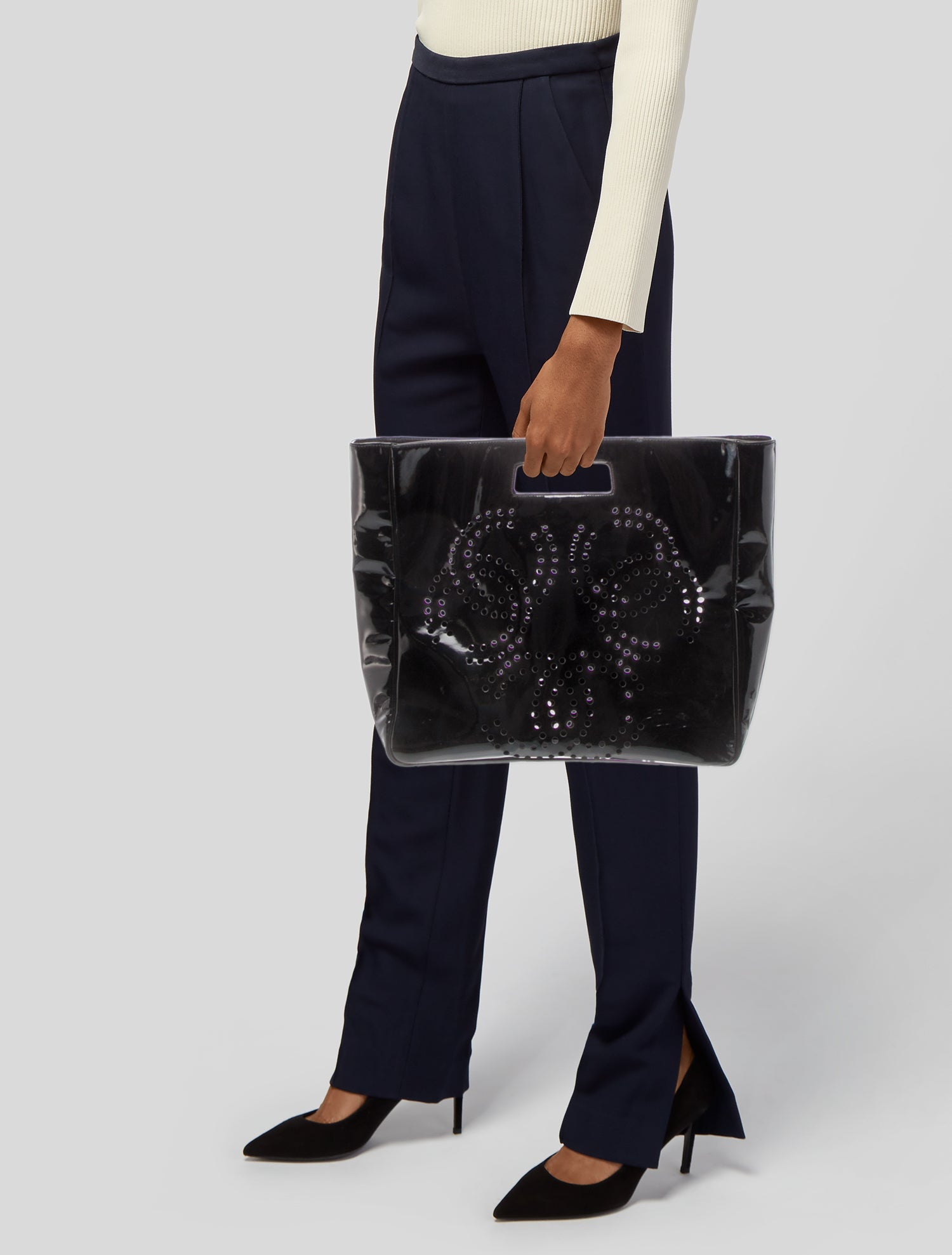 Chanel Perforated CC Handle Bag