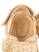 Chanel Interlocking CC Logo Raffia Espadrilles