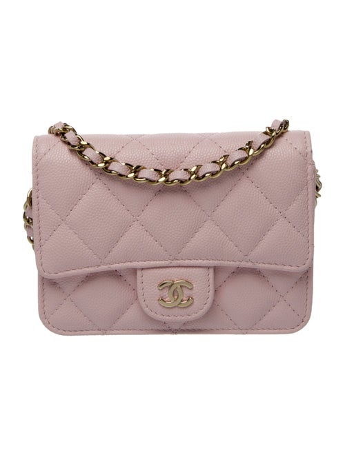 Chanel Mini Quilted Clutch w/ Chain