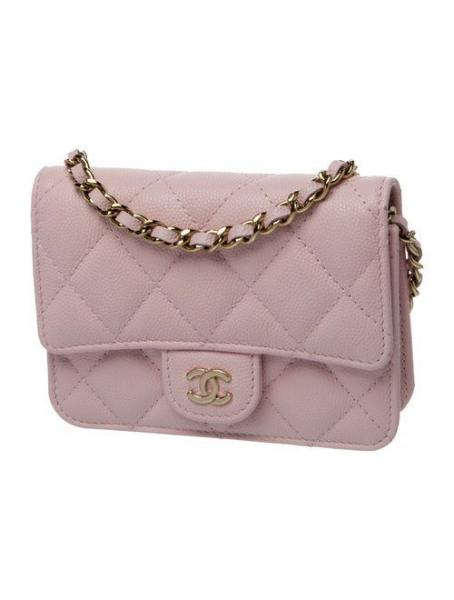 Chanel Mini Quilted Clutch w/ Chain