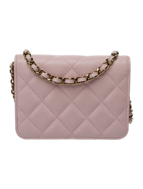 Chanel Mini Quilted Clutch w/ Chain