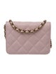 Chanel Mini Quilted Clutch w/ Chain