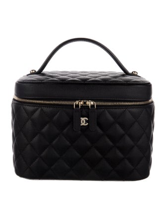 Chanel Large Quilted Vanity Case