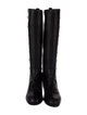 Chanel Interlocking CC Logo Leather Riding Boots