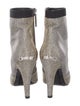 Chanel Interlocking CC Logo Grosgrain Trim Sock Boots