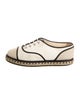 Chanel 2016 Faux Pearl Accents Espadrille Sneakers
