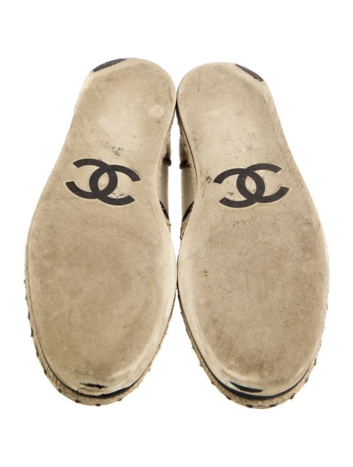 Chanel 2016 Faux Pearl Accents Espadrille Sneakers