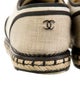 Chanel 2016 Faux Pearl Accents Espadrille Sneakers
