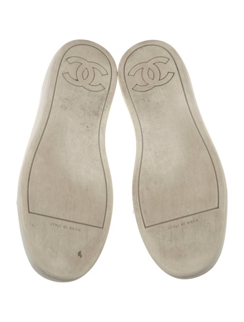 Chanel Interlocking CC Logo Velvet Sneakers