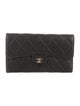Chanel 2014-2015 CC Quilted Trifold Trifold Wallet