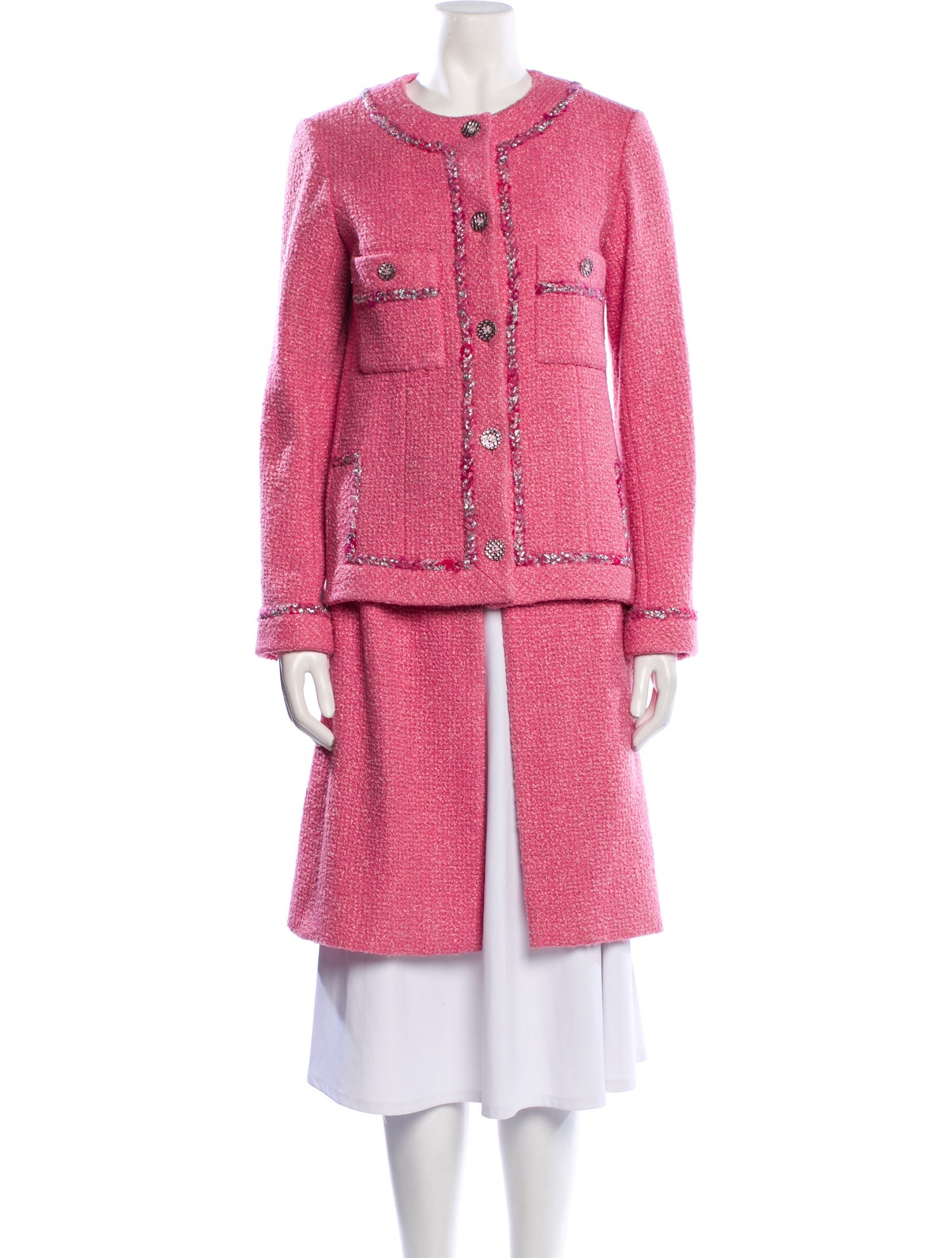 Chanel 2022 Tweed Coat